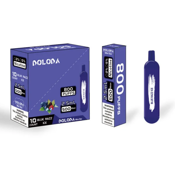 DOLODA Minibar 800 Trekjes 2% Nicotine Oplaadbare Wegwerp E-sigaretten Vape Groothandel - ClueVape - 4