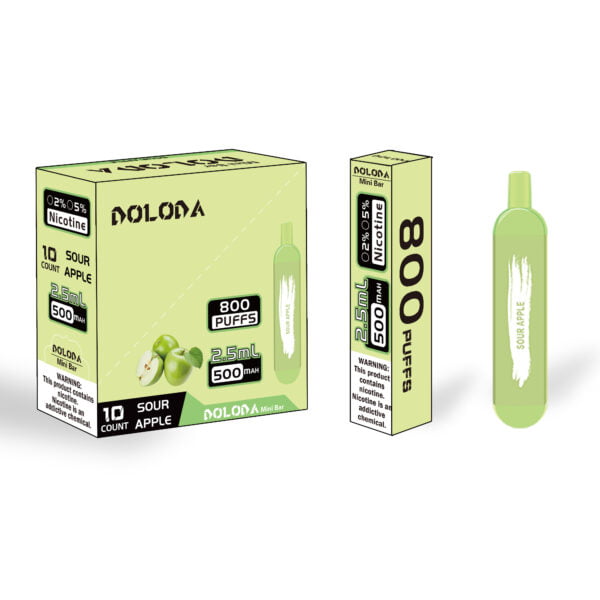 DOLODA Minibar 800 Trekjes 2% Nicotine Oplaadbare Wegwerp E-sigaretten Vape Groothandel - ClueVape - 9