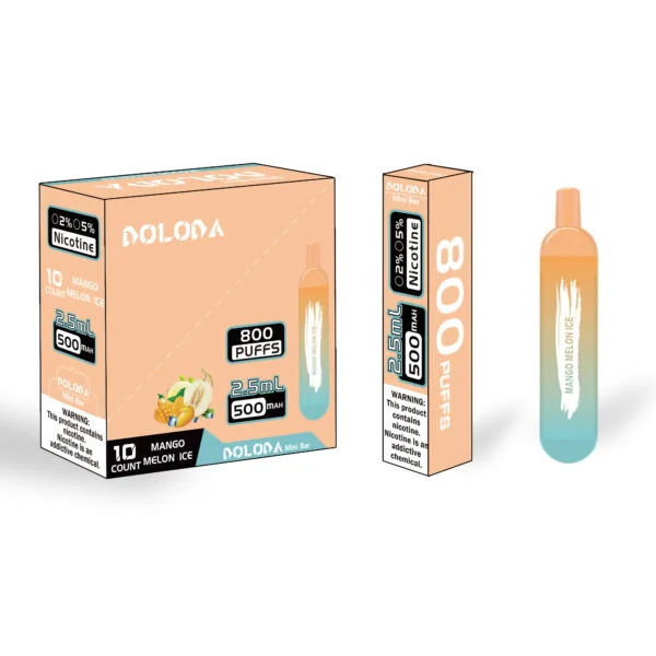 DOLODA Minibar 800 Trekjes 2% Nicotine Oplaadbare Wegwerp E-sigaretten Vape Groothandel - ClueVape - 8