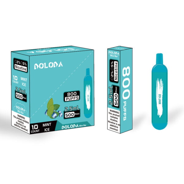 DOLODA Minibar 800 Trekjes 2% Nicotine Oplaadbare Wegwerp E-sigaretten Vape Groothandel - ClueVape - 6