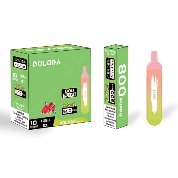 DOLODA Minibar 800 Trekjes 2% Nicotine Oplaadbare Wegwerp E-sigaretten Vape Groothandel - ClueVape - 5