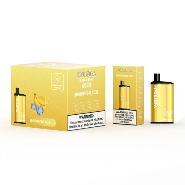 DOLODA Extra Box 6000 Puffar 2% 5% Nikotin Uppladdningsbar engångsvape grossist - ClueVape - 10
