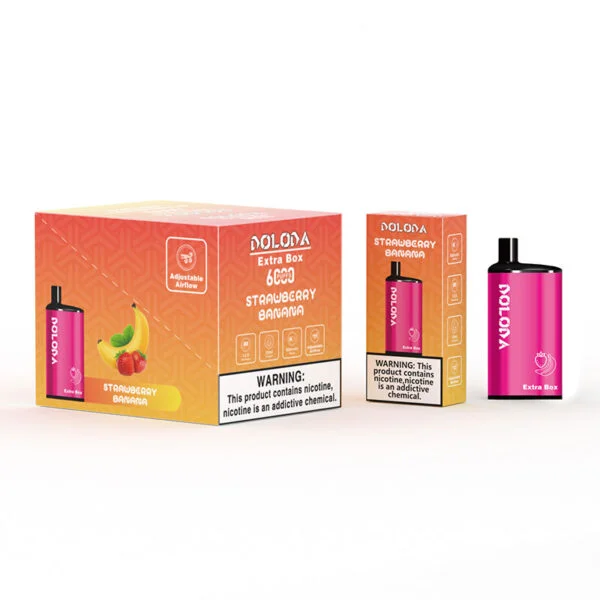 DOLODA Extra Box 6000 Puffar 2% 5% Nikotin Uppladdningsbar engångsvape grossist - ClueVape - 2