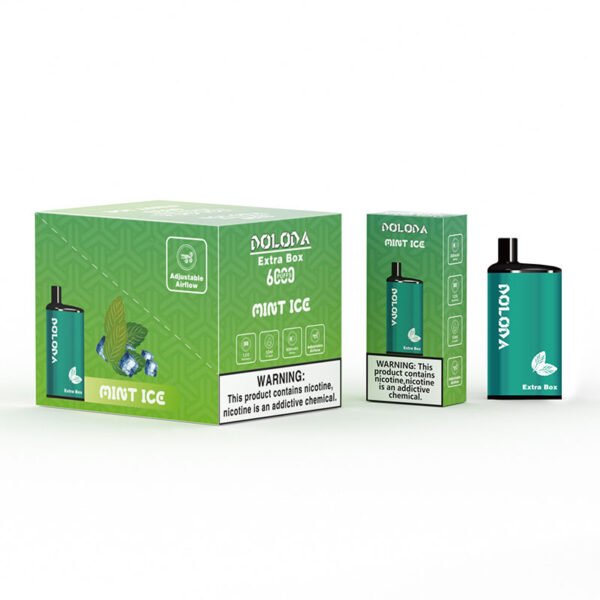DOLODA Extra Box 6000 Puffar 2% 5% Nikotin Uppladdningsbar engångsvape grossist - ClueVape - 11