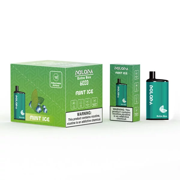 DOLODA Extra Box 6000 Puffar 2% 5% Nikotin Uppladdningsbar engångsvape grossist - ClueVape - 11