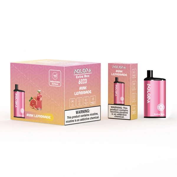 DOLODA Extra Box 6000 Puffar 2% 5% Nikotin Uppladdningsbar engångsvape grossist - ClueVape - 5
