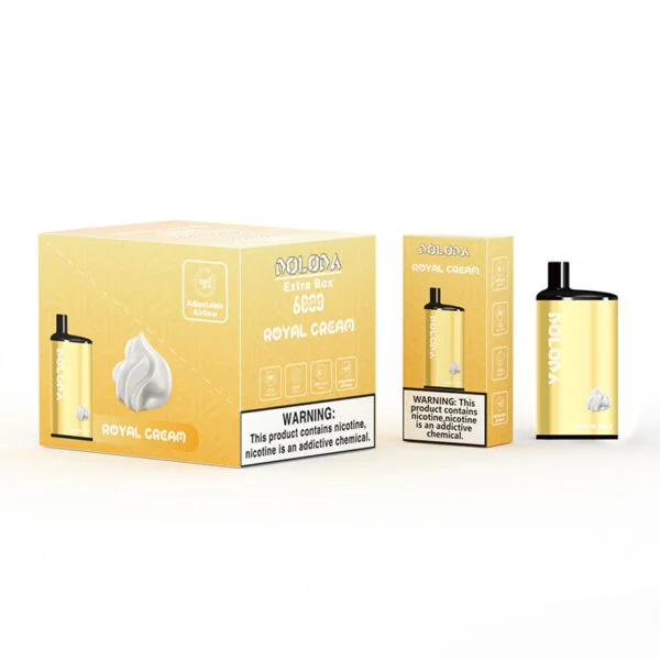 DOLODA Extra Box 6000 Puffar 2% 5% Nikotin uppladdningsbar engångsvape grossist - ClueVape - 4