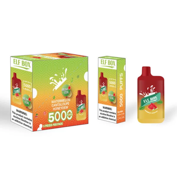ELF BOX 5000 Puffs 0% 2% 3% 5% Nikotin Einweg-Vape Authentischer E-Zigarettenstift Großhandel - ClueVape - 10