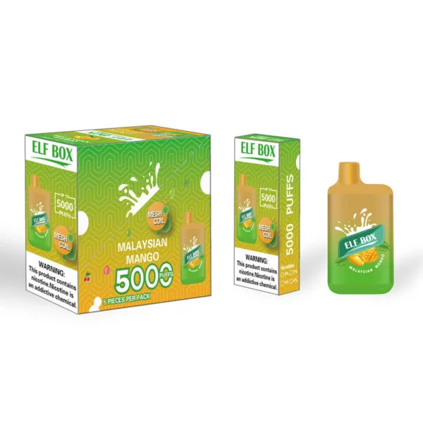 ELF BOX 5000 Puffs 0% 2% 3% 5% Nikotin Einweg-Vape Authentischer E-Zigarettenstift Großhandel - ClueVape - 19