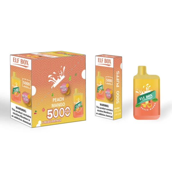 ELF BOX 5000 Puffs 0% 2% 3% 5% Nikotin Einweg-Vape Authentischer E-Zigarettenstift Großhandel - ClueVape - 21