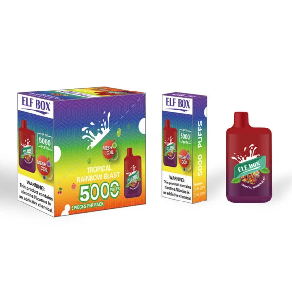 ELF BOX 5000 Puffs 0% 2% 3% 5% Nikotin Einweg-Vape Authentischer E-Zigarettenstift Großhandel - ClueVape - 8