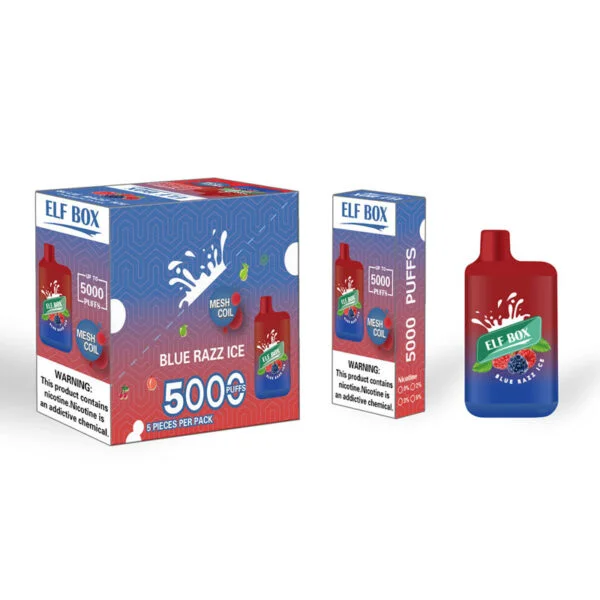 ELF BOX 5000 Puffs 0% 2% 3% 5% Nikotin Einweg-Vape Authentischer E-Zigarettenstift Großhandel - ClueVape - 12