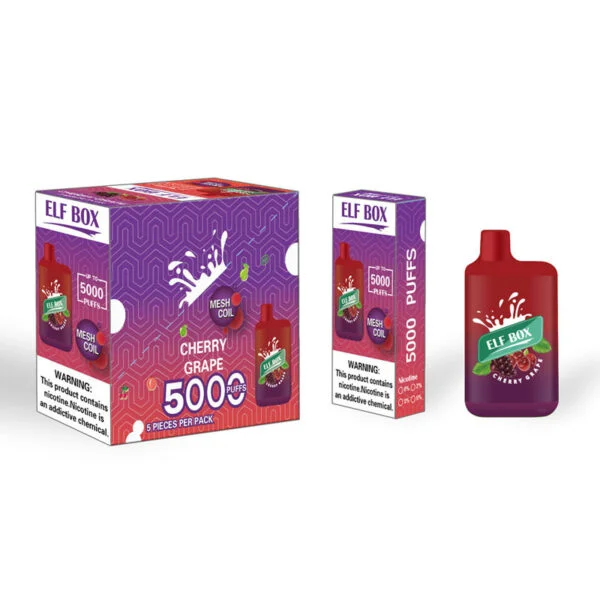 ELF BOX 5000 Puffs 0% 2% 3% 5% Nikotin Einweg-Vape Authentischer E-Zigarettenstift Großhandel - ClueVape - 13