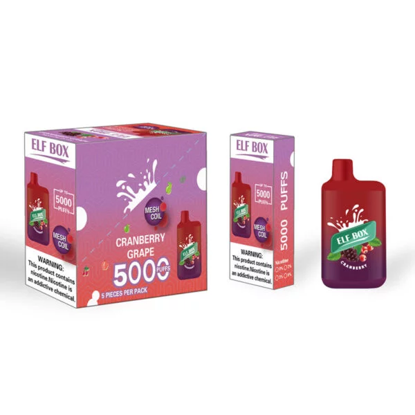 ELF BOX 5000 Puffs 0% 2% 3% 5% Nikotin Einweg-Vape Authentischer E-Zigarettenstift Großhandel - ClueVape - 14