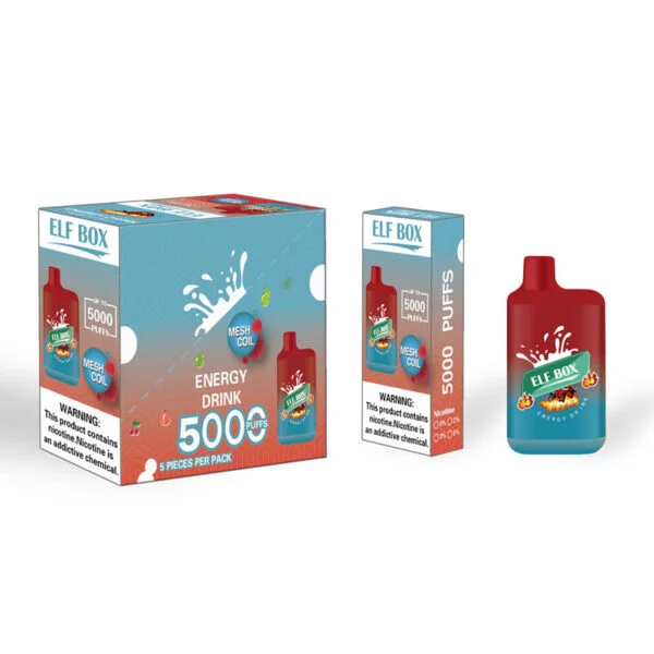 ELF BOX 5000 Puffs 0% 2% 3% 5% Nikotin Einweg-Vape Authentischer E-Zigarettenstift Großhandel - ClueVape - 15