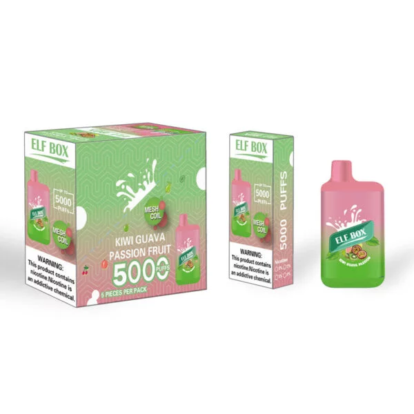 ELF BOX 5000 Puffs 0% 2% 3% 5% Nikotin Einweg-Vape Authentischer E-Zigarettenstift Großhandel - ClueVape - 17