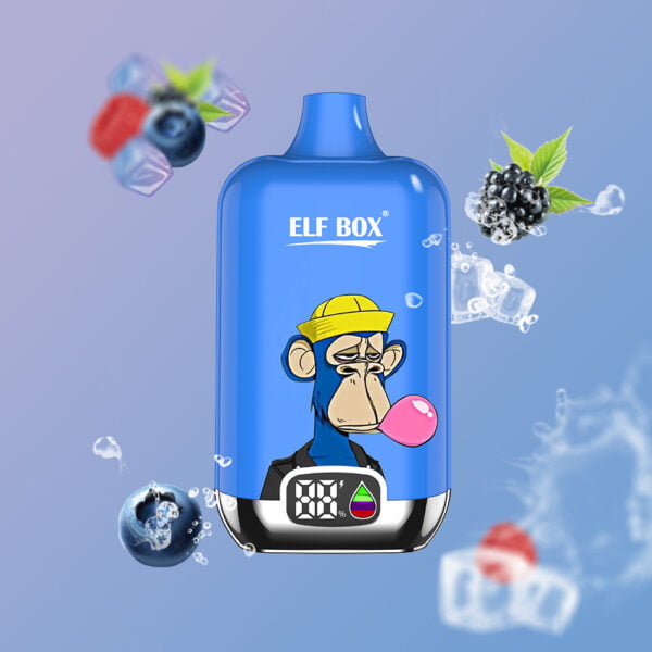 ELF box digital 12000 puffs 0% 2% 3% 5% Nicotine LED display Disposable Vape Wholesale - ClueVape - 14