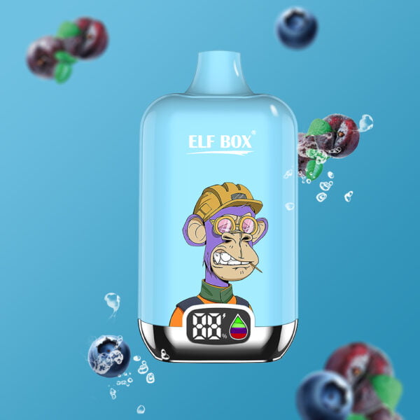 ELF box digital 12000 puffs 0% 2% 3% 5% Nicotine LED display Disposable Vape Wholesale - ClueVape - 13