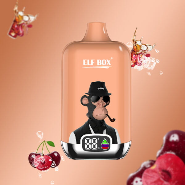 ELF box digital 12000 puffs 0% 2% 3% 5% Nicotine LED display Disposable Vape Wholesale - ClueVape - 12