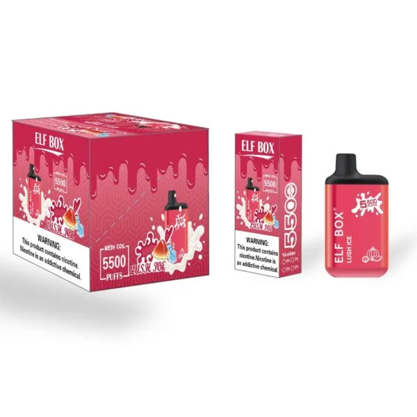 ELF BOX 5500 Одноразовый вейп 5500 Puffs Аутентичная ручка для электронных сигарет оптом - ClueVape - 9