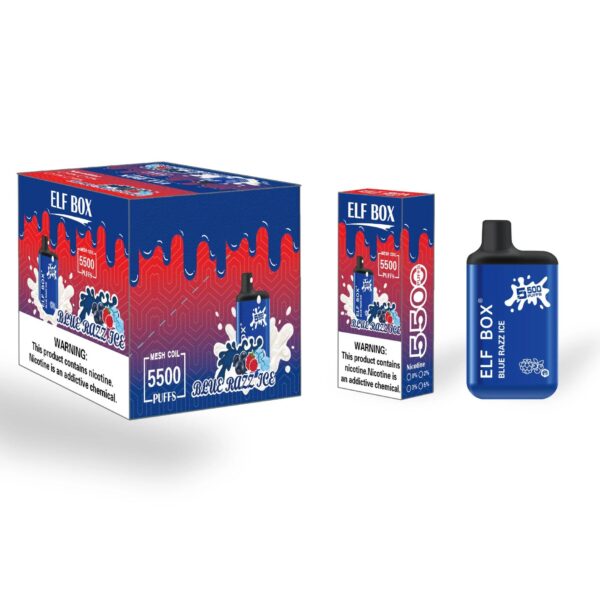 ELF BOX 5500 Одноразовый вейп 5500 Puffs Аутентичная ручка для электронных сигарет оптом - ClueVape - 8