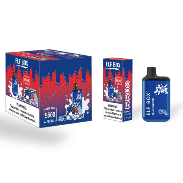 ELF BOX 5500 Одноразовый вейп 5500 Puffs Аутентичная ручка для электронных сигарет оптом - ClueVape - 8