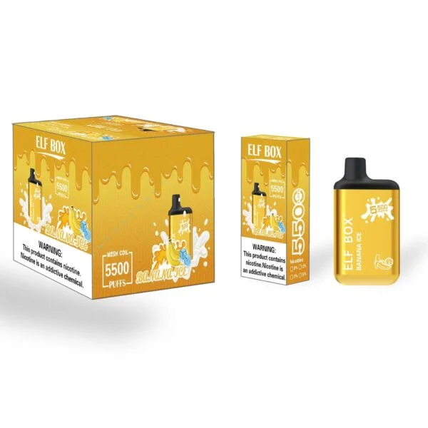 ELF BOX 5500 Одноразовый вейп 5500 Puffs Аутентичная ручка для электронных сигарет оптом - ClueVape - 7