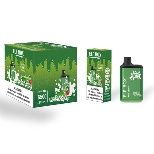 ELF BOX 5500 Одноразовый вейп 5500 Puffs Аутентичная ручка для электронных сигарет оптом - ClueVape - 6