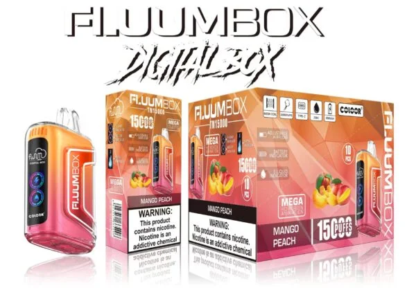 FluuM Digital Box TN 15000 Puffs 0% 2% 3% 5% Никотиновые перезаряжаемые одноразовые капсулы для электронных сигарет Оптовая продажа электронных сигарет — ClueVape — 13