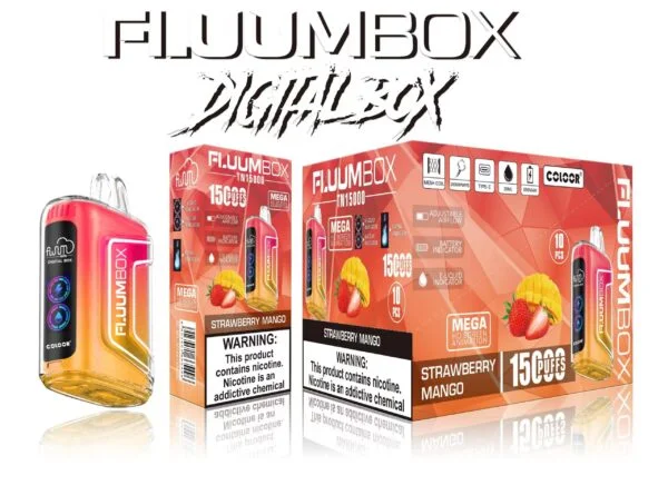 FluuM Digital Box TN 15000 Puffs 0% 2% 3% 5% Никотиновые перезаряжаемые одноразовые капсулы для электронных сигарет Оптовая продажа электронных сигарет — ClueVape — 11