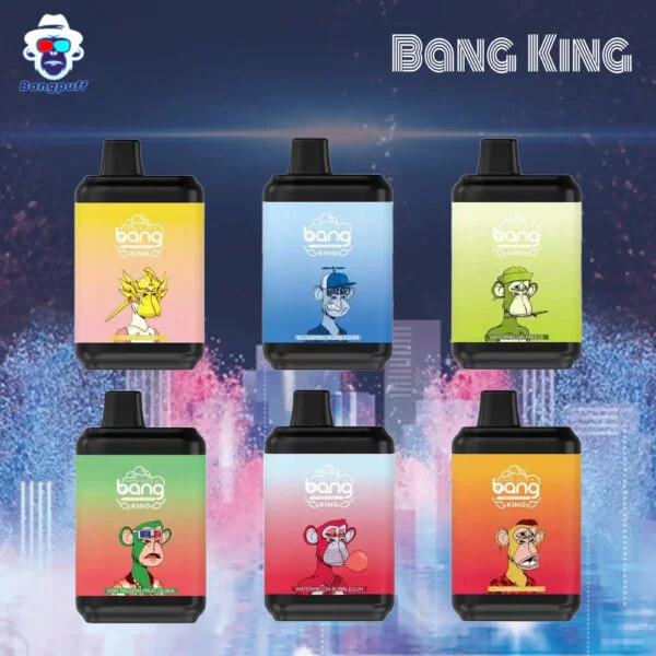 Bang King 8000 Puffar 0% 2% 3% 5% Nicotine Disponibel Vape grossist - ClueVape - 1
