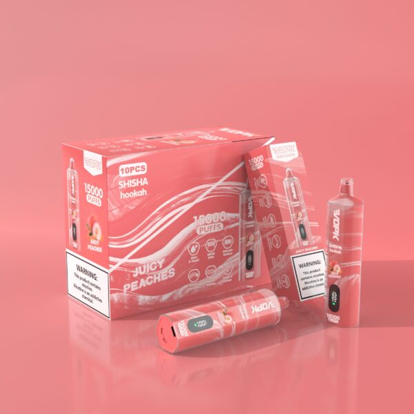 Vopk Shisha Hoonah 15000 Puffs 0% 2% 3% 5% Nicotine Weable Vape Wholesale - Cluevape - 9