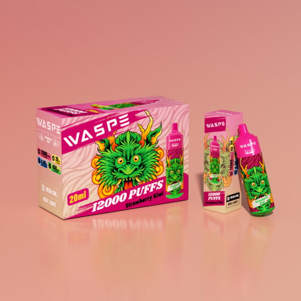 WASPE 12000 PUFFS 0% 2% 3% 5% Никотиновый одноразовый вейп оптом - ClueVape - 6