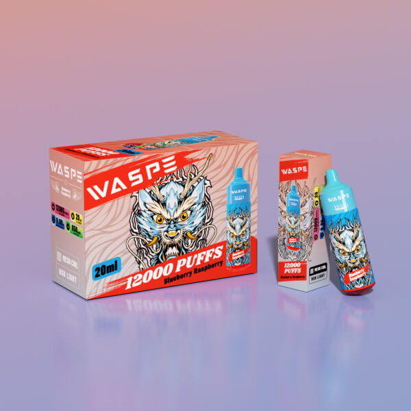 WASPE 12000 PUFFS 0% 2% 3% 5% Никотиновый одноразовый вейп оптом - ClueVape - 13