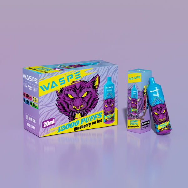 WASPE 12000 PUFFS 0% 2% 3% 5% Никотиновый одноразовый вейп оптом - ClueVape - 12