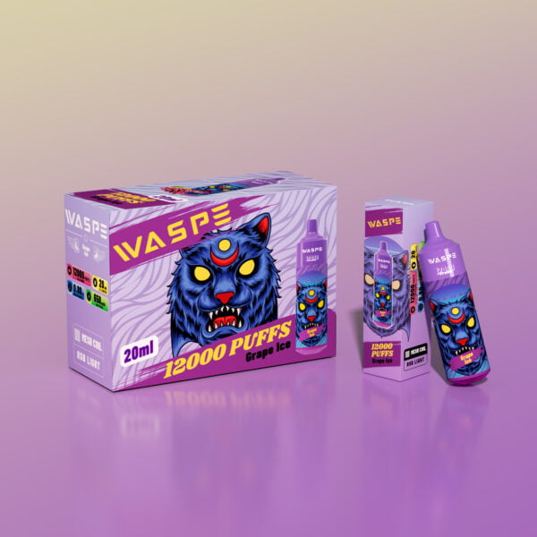 WASPE 12000 PUFFS 0% 2% 3% 5% Никотиновый одноразовый вейп оптом - ClueVape - 15
