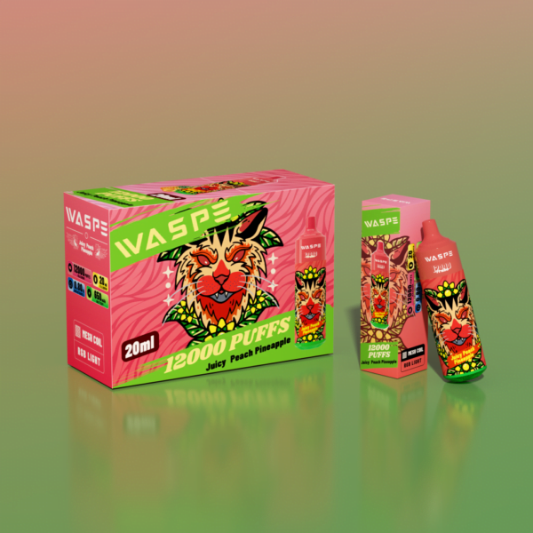 WASPE 12000 PUFFS 0% 2% 3% 5% Никотиновый одноразовый вейп оптом - ClueVape - 2