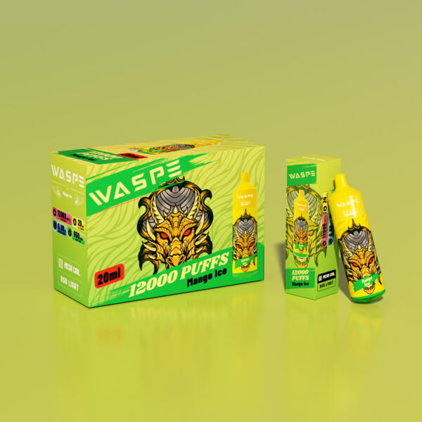 WASPE 12000 PUFFS 0% 2% 3% 5% Никотиновый одноразовый вейп оптом - ClueVape - 4