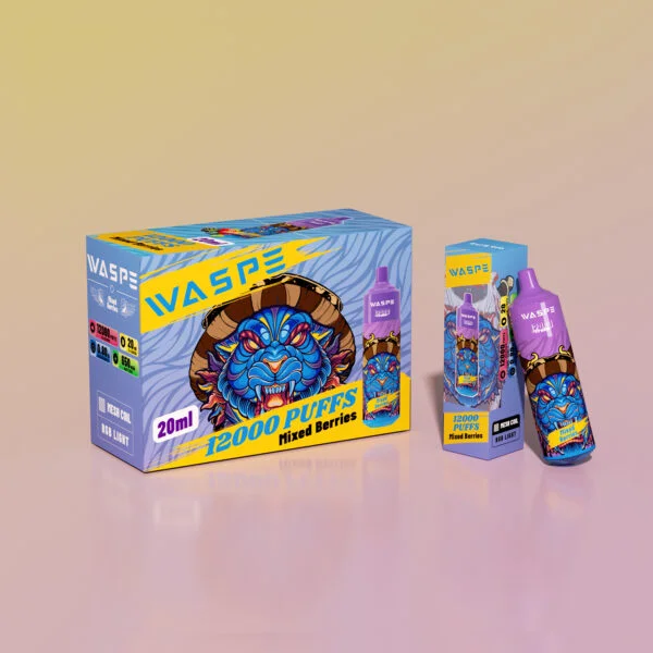 WASPE 12000 PUFFS 0% 2% 3% 5% Nikotinová jednorázová vape velkoobchod – ClueVape – 5