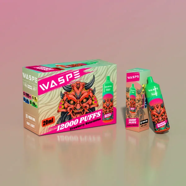 WASPE 12000 PUFFS 0% 2% 3% 5% Nikotinová jednorázová vape velkoobchod – ClueVape – 10
