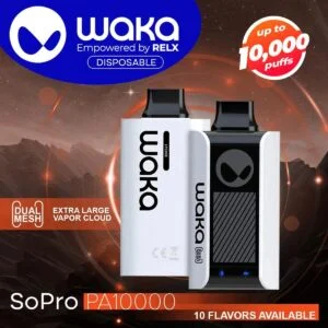 WAKA soPro PA10000 18mg/ml Nikotin engångsvape - 10000 puffar partihandel