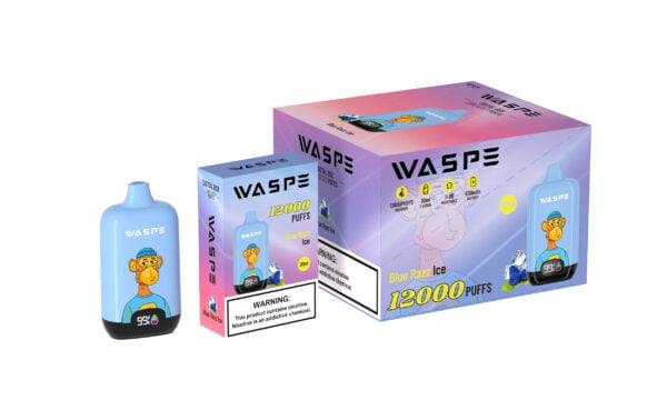 Цифровая коробка WASPE 12000 PUFFS 0% 2% 3% 5% Никотиновый одноразовый вейп оптом - ClueVape - 7
