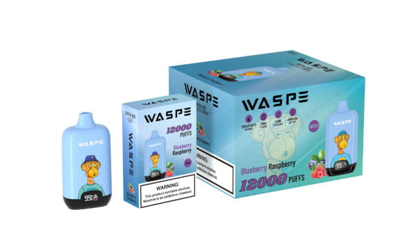Цифровая коробка WASPE 12000 PUFFS 0% 2% 3% 5% Никотиновый одноразовый вейп оптом - ClueVape - 8