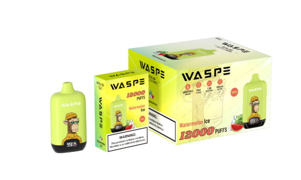Цифровая коробка WASPE 12000 PUFFS 0% 2% 3% 5% Никотиновый одноразовый вейп оптом - ClueVape - 10