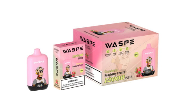 Цифровая коробка WASPE 12000 PUFFS 0% 2% 3% 5% Никотиновый одноразовый вейп оптом - ClueVape - 2