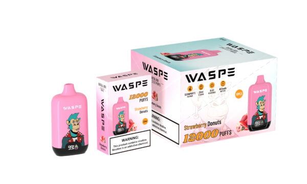 Цифровая коробка WASPE 12000 PUFFS 0% 2% 3% 5% Никотиновый одноразовый вейп оптом - ClueVape - 3