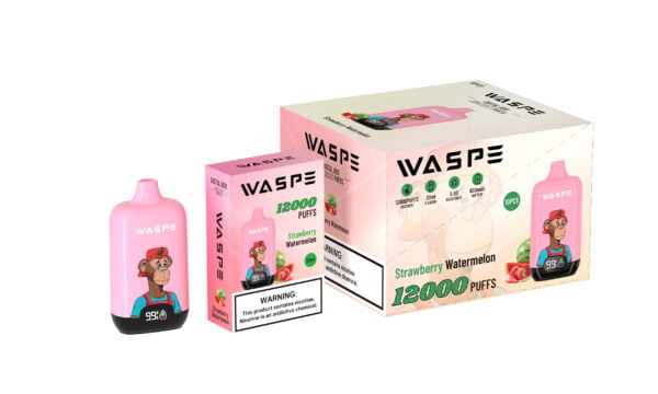 Цифровая коробка WASPE 12000 PUFFS 0% 2% 3% 5% Никотиновый одноразовый вейп оптом - ClueVape - 4
