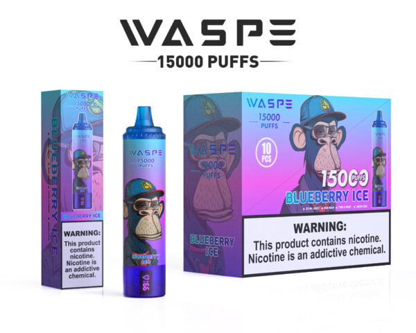 WASPE 15000 PUFFS 0% 2% 3% 5% Vape descartável de nicotina atacado - ClueVape - 8