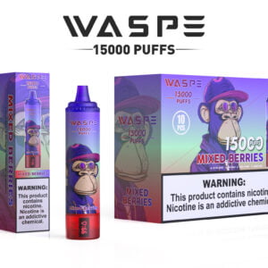WASPE 15000 PUFFS 0% 2% 3% 5% Nikotin engångsvape grossist - ClueVape - 23