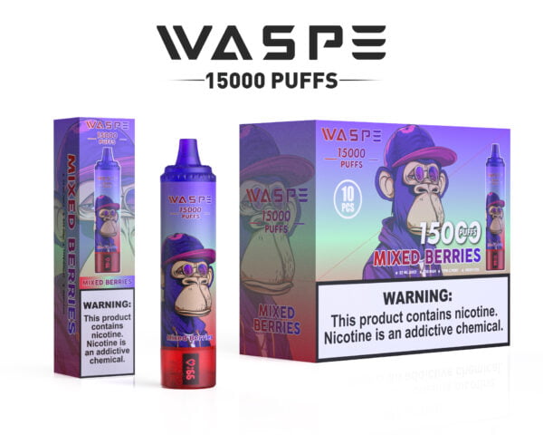 WASPE 15000 PUFFS 0% 2% 3% 5% Vape descartável de nicotina atacado - ClueVape - 10